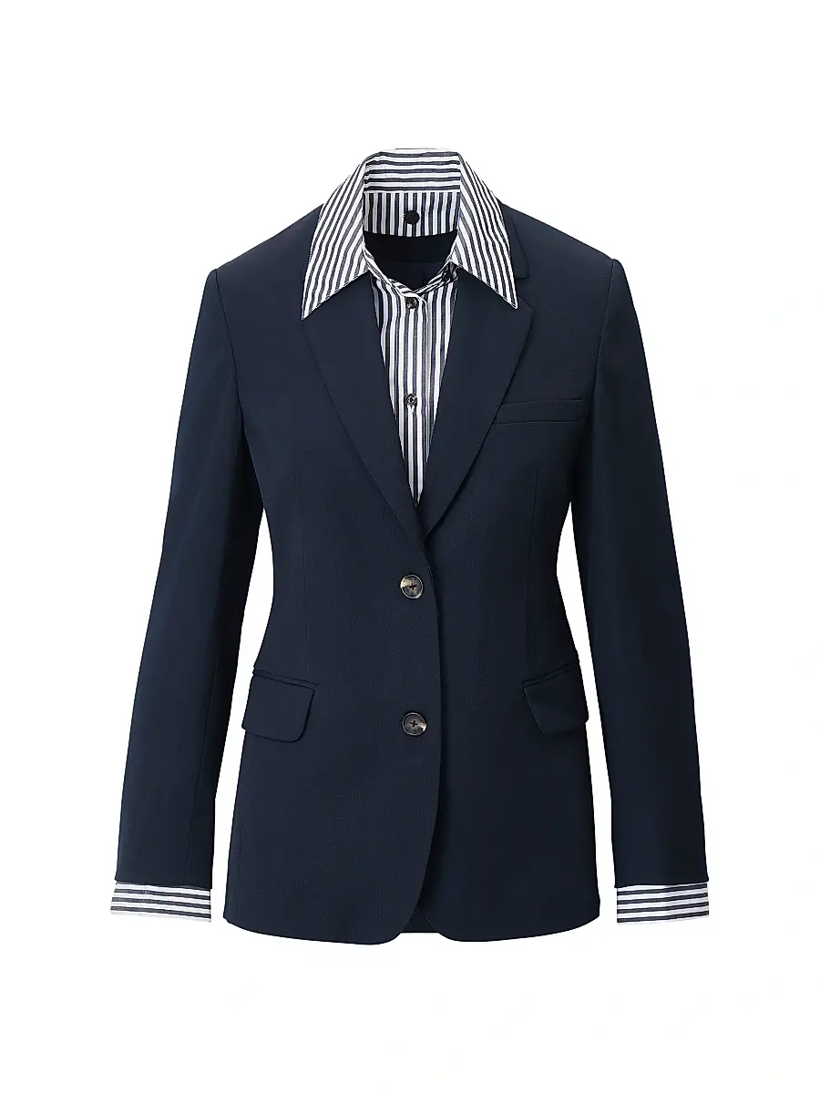 rag & bone Women's Frank Wool Poplin Blazer