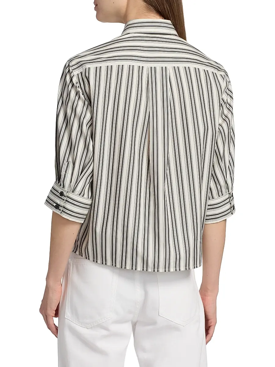 rag & bone Women's Lucia Striped Cotton Poplin Shirt | Thumbnail 5 rag & bone Women's Lucia Striped Cotton Poplin Shirt | Thumbnail 5