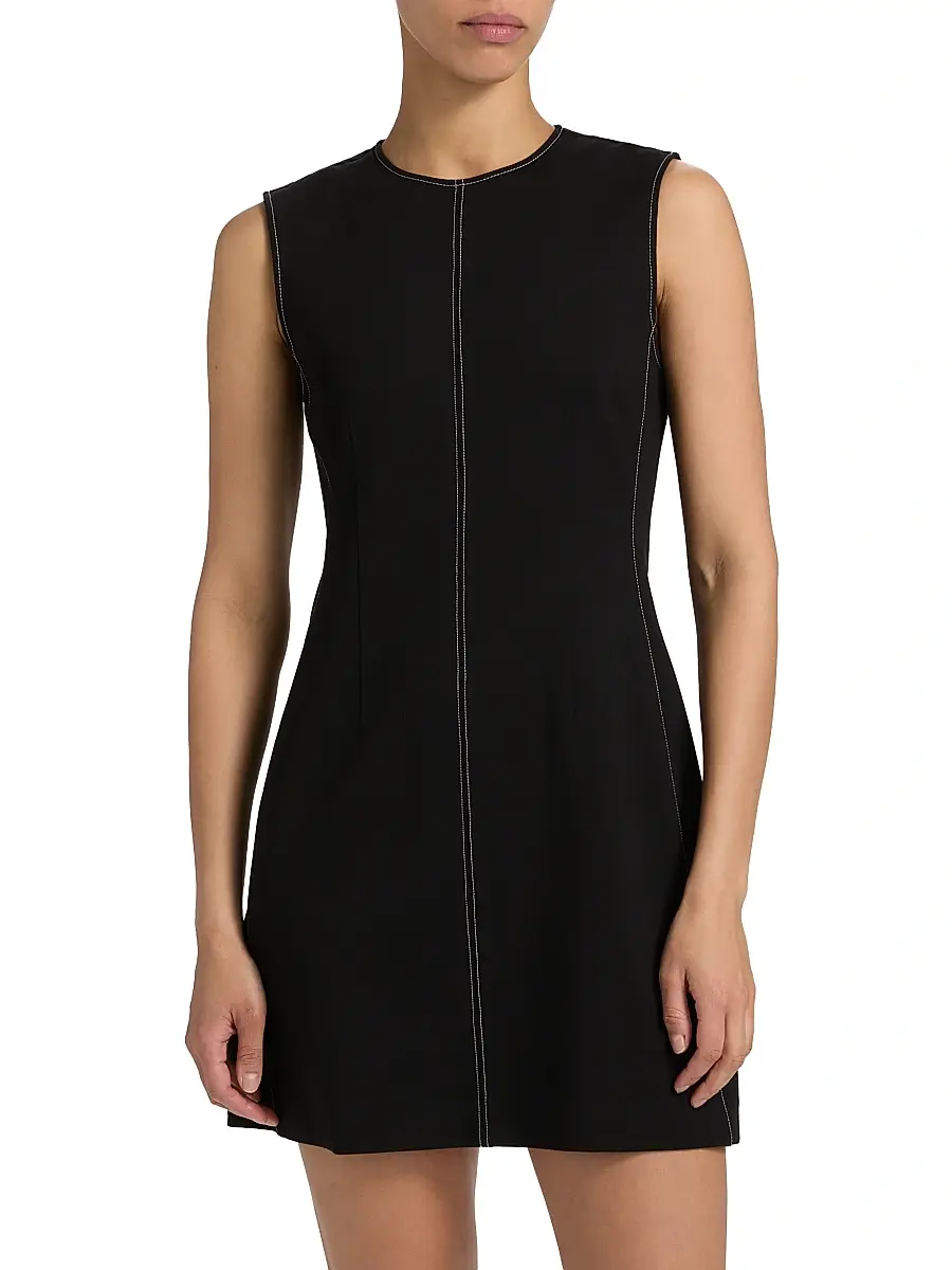 rag & bone Women's Irina Contrast Tailored Minidress | Thumbnail 3