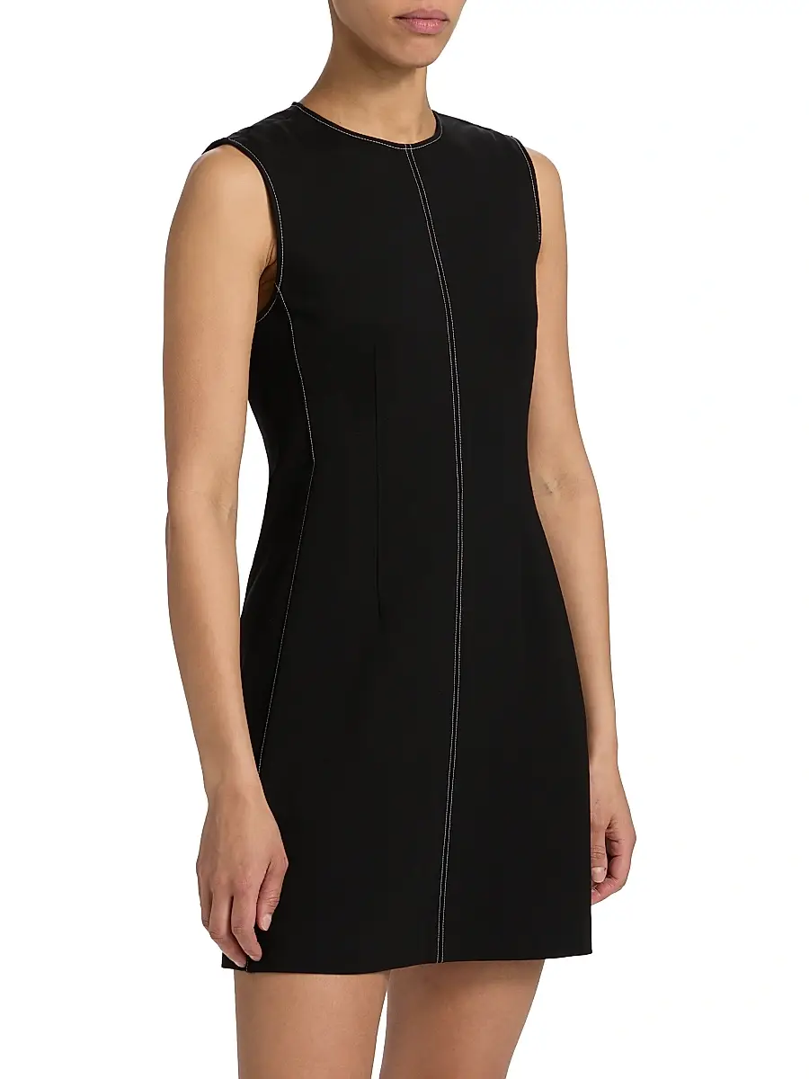 rag & bone Women's Irina Contrast Tailored Minidress | Thumbnail 4