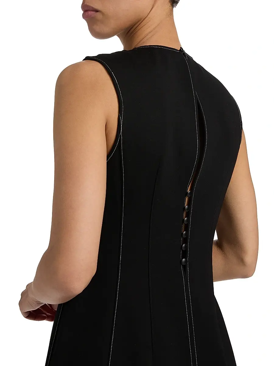 rag & bone Women's Irina Contrast Tailored Minidress | Thumbnail 6