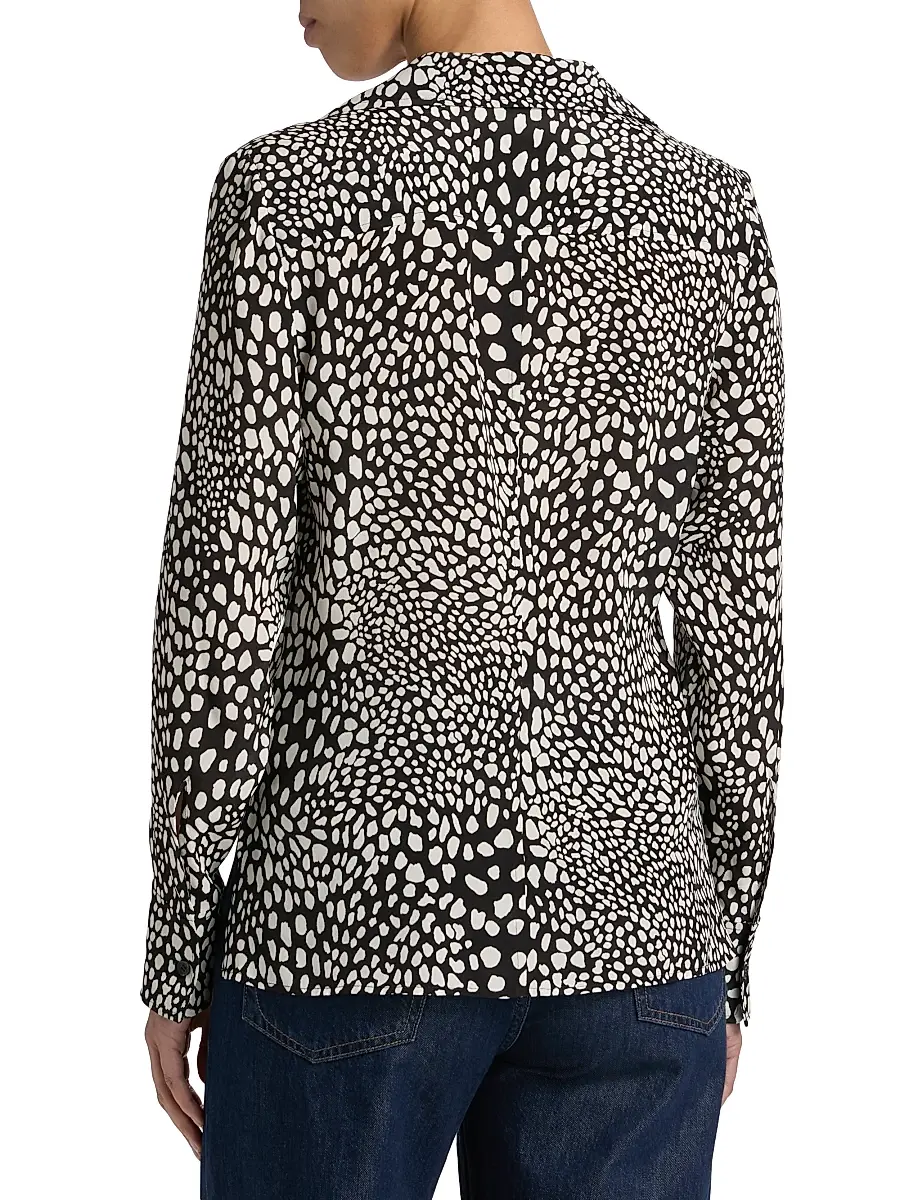 rag & bone Women's Sade Printed Blouse | Thumbnail 5 rag & bone Women's Sade Printed Blouse | Thumbnail 5