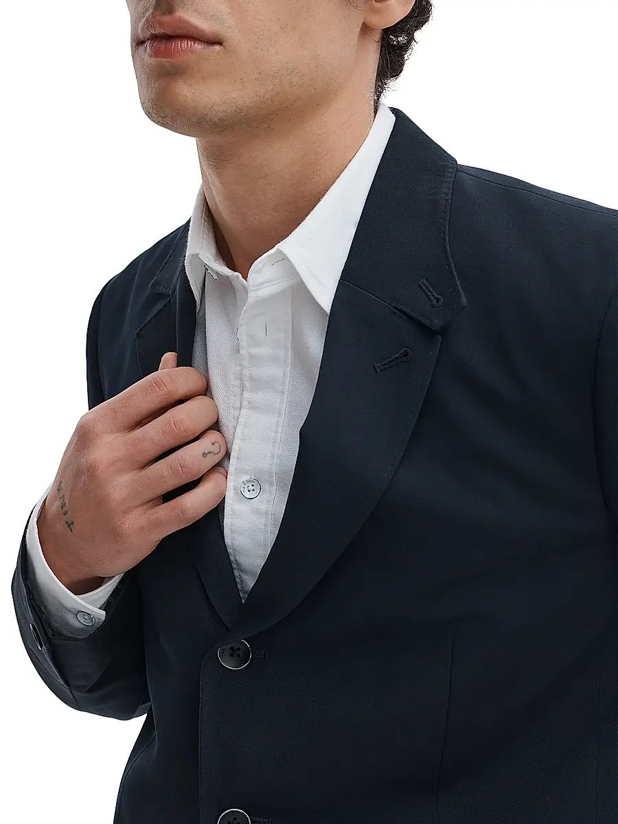 rag & bone Men's Vincent Wool Gabardine Blazer | Thumbnail 5 rag & bone Men's Vincent Wool Gabardine Blazer | Thumbnail 5