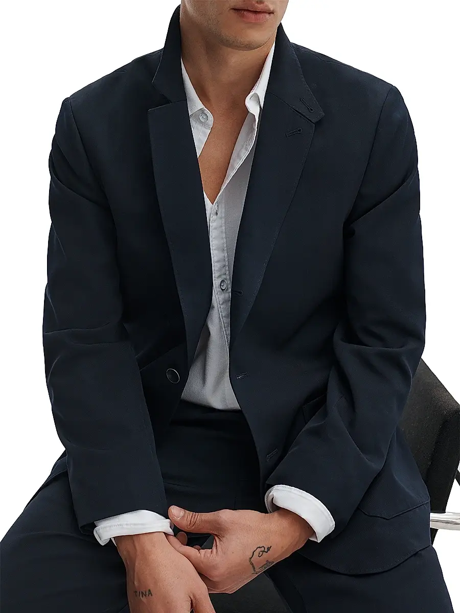 rag & bone Men's Vincent Wool Gabardine Blazer | Thumbnail 6 rag & bone Men's Vincent Wool Gabardine Blazer | Thumbnail 6