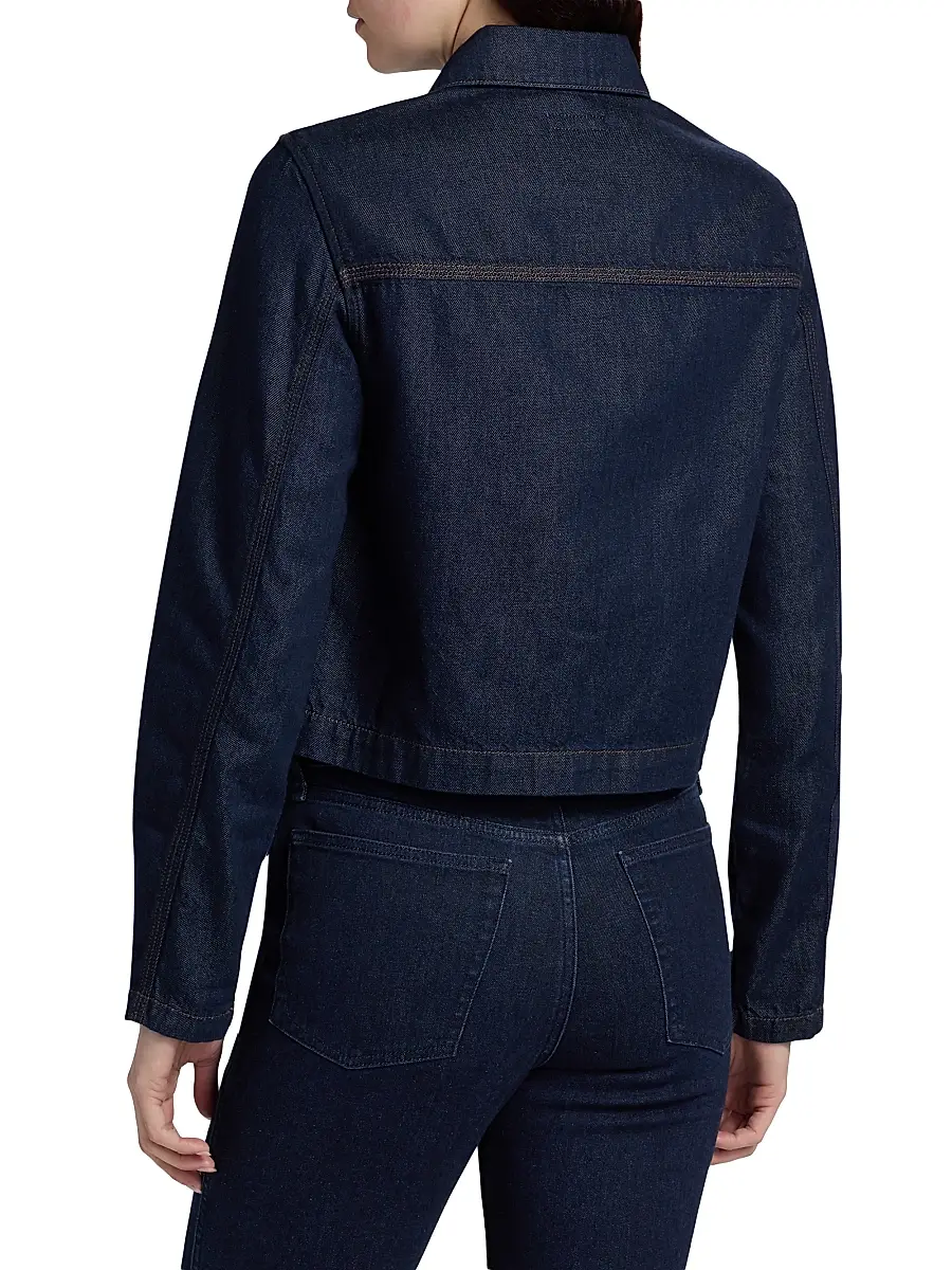 rag & bone Women's Adrianna Denim Crop Jacket | Thumbnail 5 rag & bone Women's Adrianna Denim Crop Jacket | Thumbnail 5