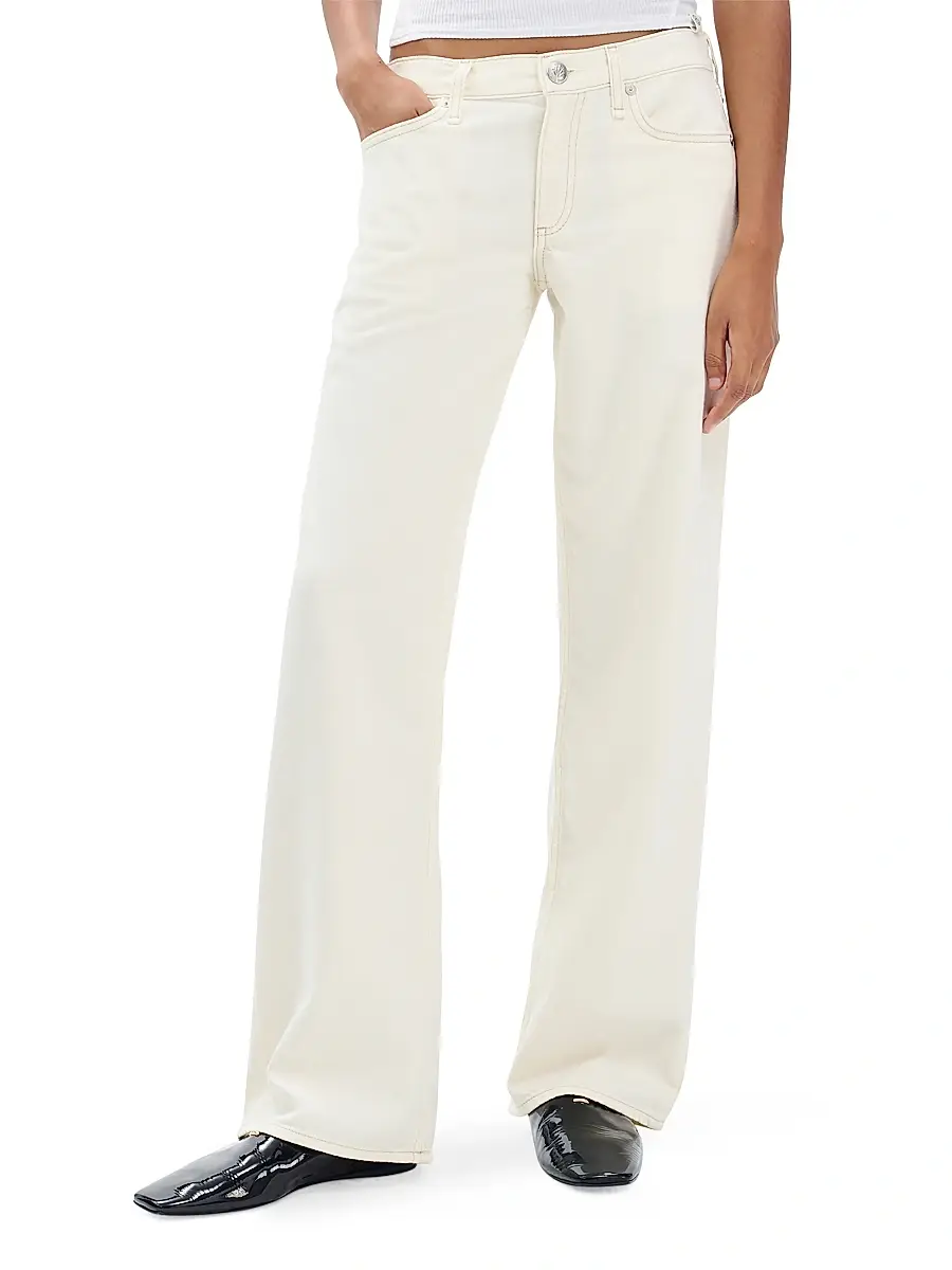 rag & bone Women's Cam Low-Rise Full Straight-Leg Jeans | Thumbnail 3 rag & bone Women's Cam Low-Rise Full Straight-Leg Jeans | Thumbnail 3