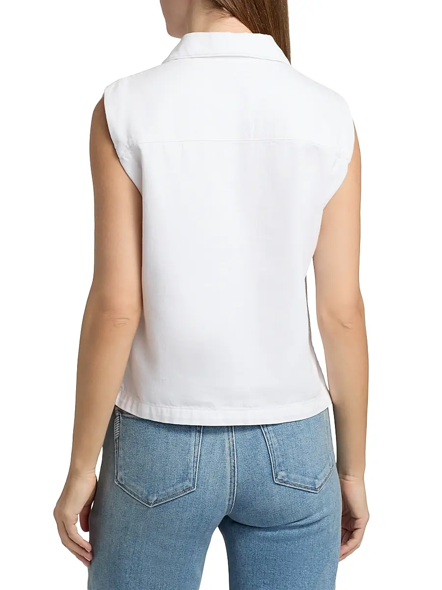 rag & bone Women's Fiona Ultra Featherweight Denim Lace Up Shirt | Thumbnail 5 rag & bone Women's Fiona Ultra Featherweight Denim Lace Up Shirt | Thumbnail 5