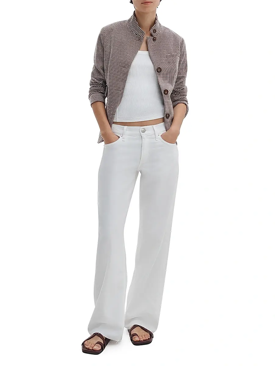 rag & bone Women's Featherweight Cam Low-Rise Straight Jeans | Thumbnail 2 rag & bone Women's Featherweight Cam Low-Rise Straight Jeans | Thumbnail 2