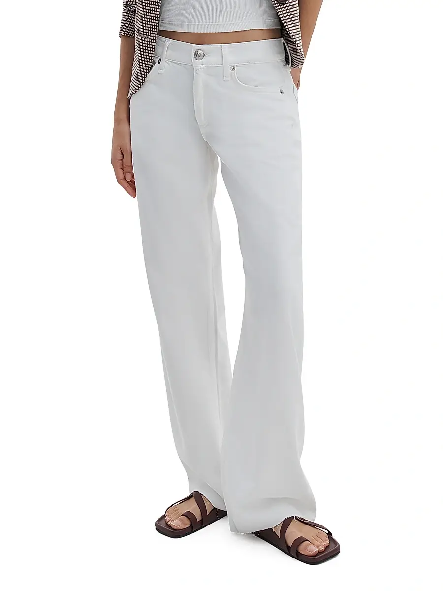 rag & bone Women's Featherweight Cam Low-Rise Straight Jeans | Thumbnail 4 rag & bone Women's Featherweight Cam Low-Rise Straight Jeans | Thumbnail 4