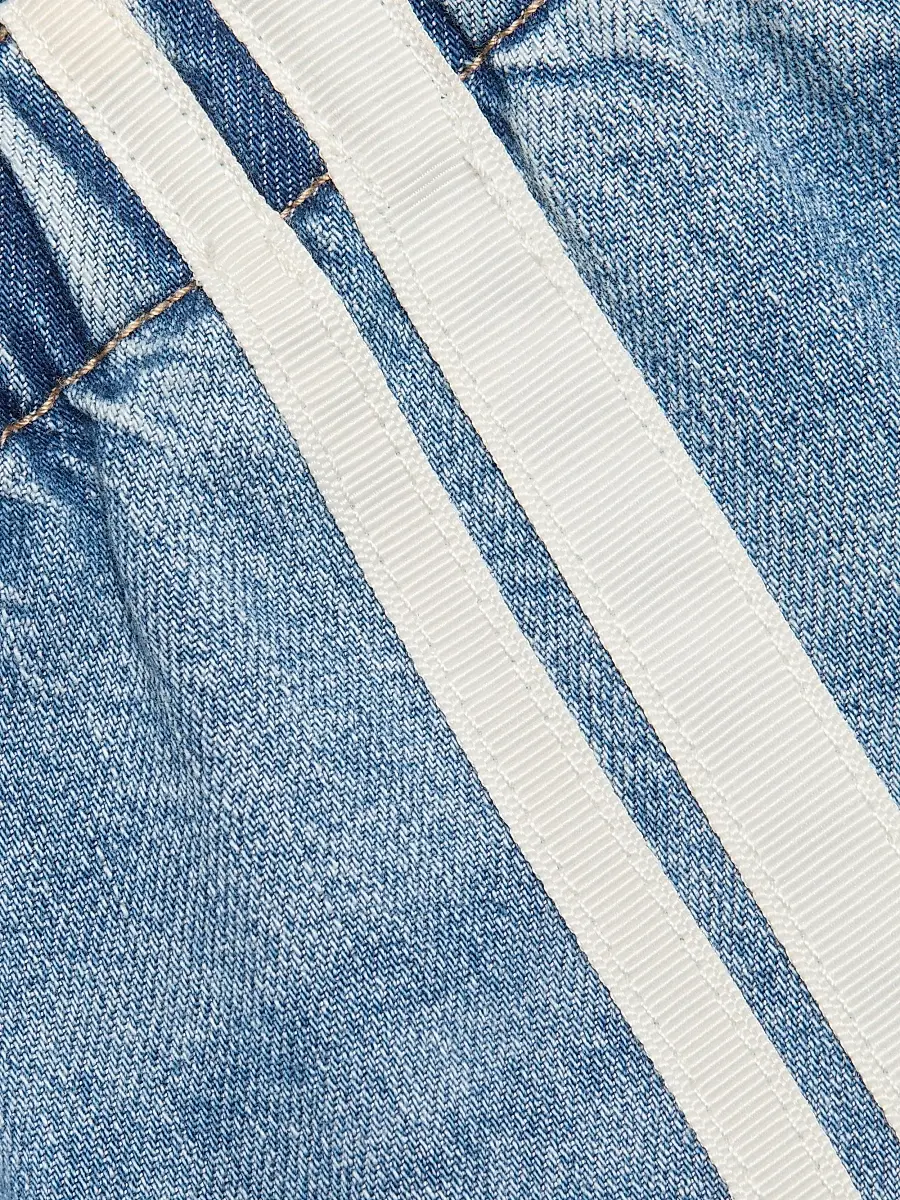 rag & bone Women's Logan Featherweight Pull-On Track Stripe Jeans | Thumbnail 7
