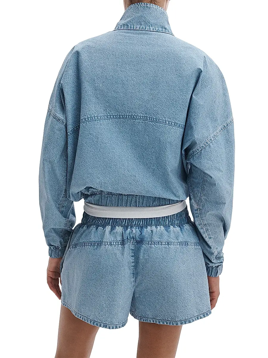 rag & bone Women's rb Miramar Flyweight Denim Sweater | Thumbnail 4 rag & bone Women's rb Miramar Flyweight Denim Sweater | Thumbnail 4