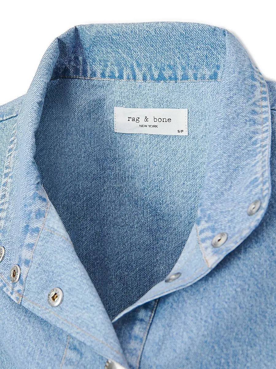 rag & bone Women's rb Miramar Flyweight Denim Sweater | Thumbnail 7 rag & bone Women's rb Miramar Flyweight Denim Sweater | Thumbnail 7