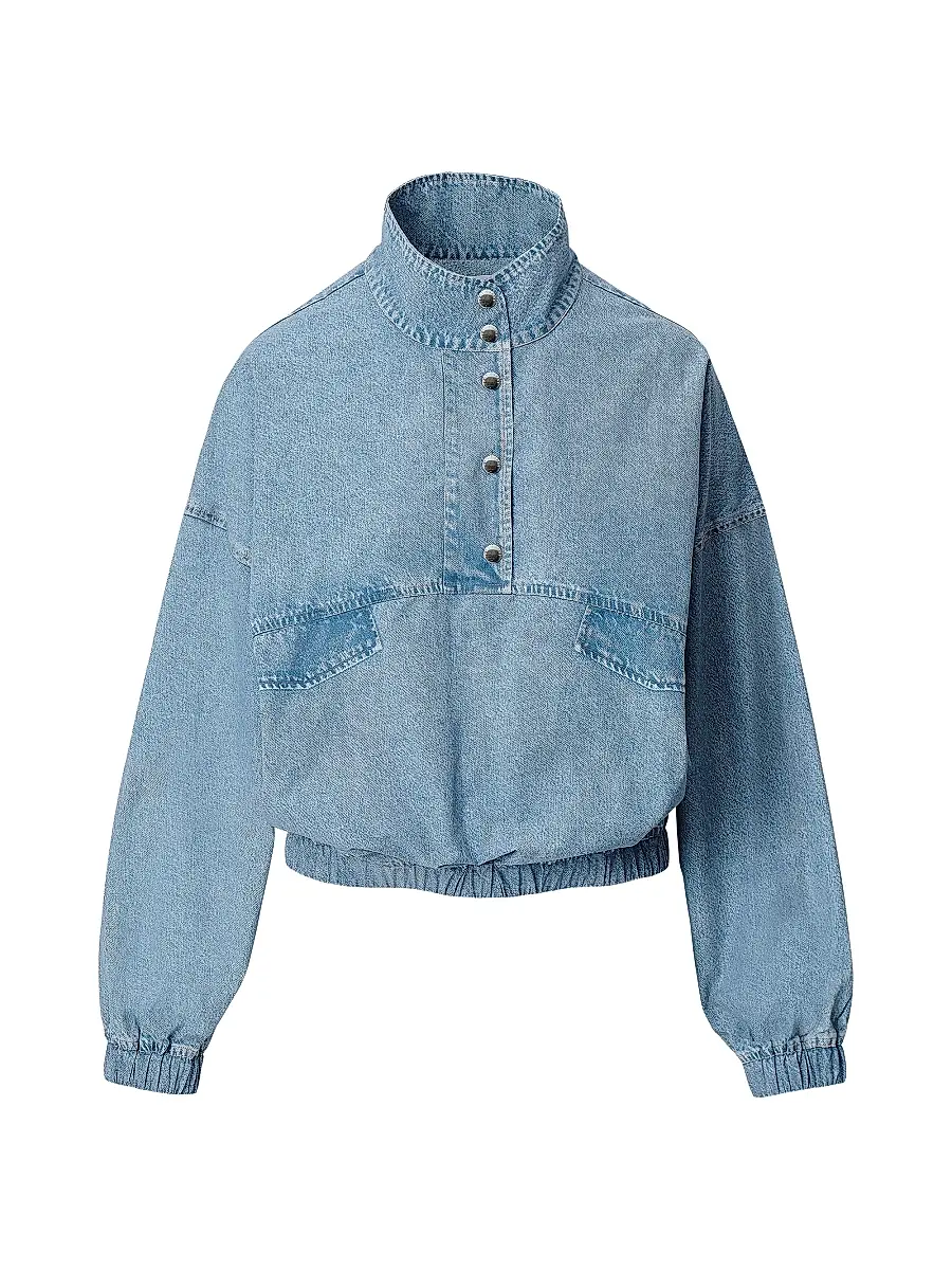 rag & bone Women's rb Miramar Flyweight Denim Sweater