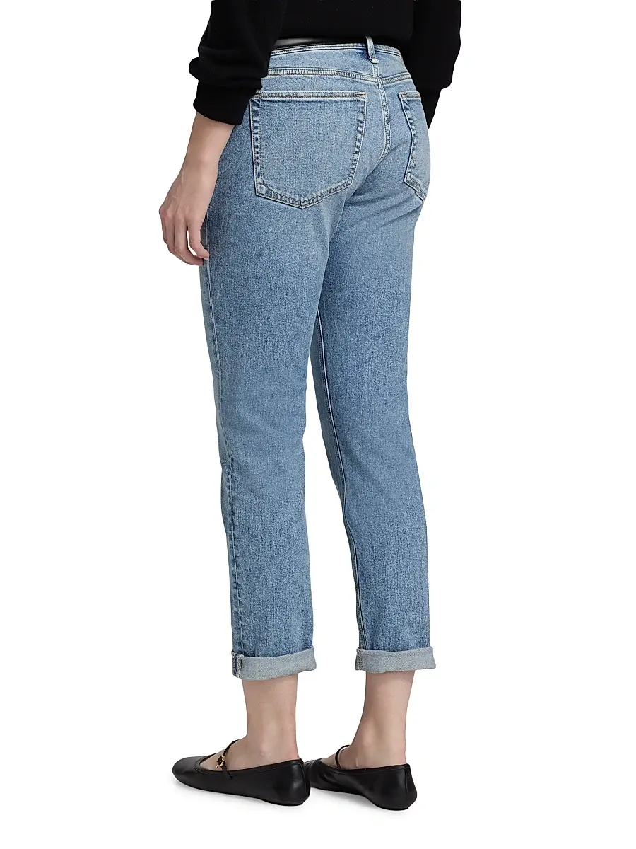 rag & bone Women's Dre Slim Low-Rise Boyfriend Jeans | Thumbnail 5