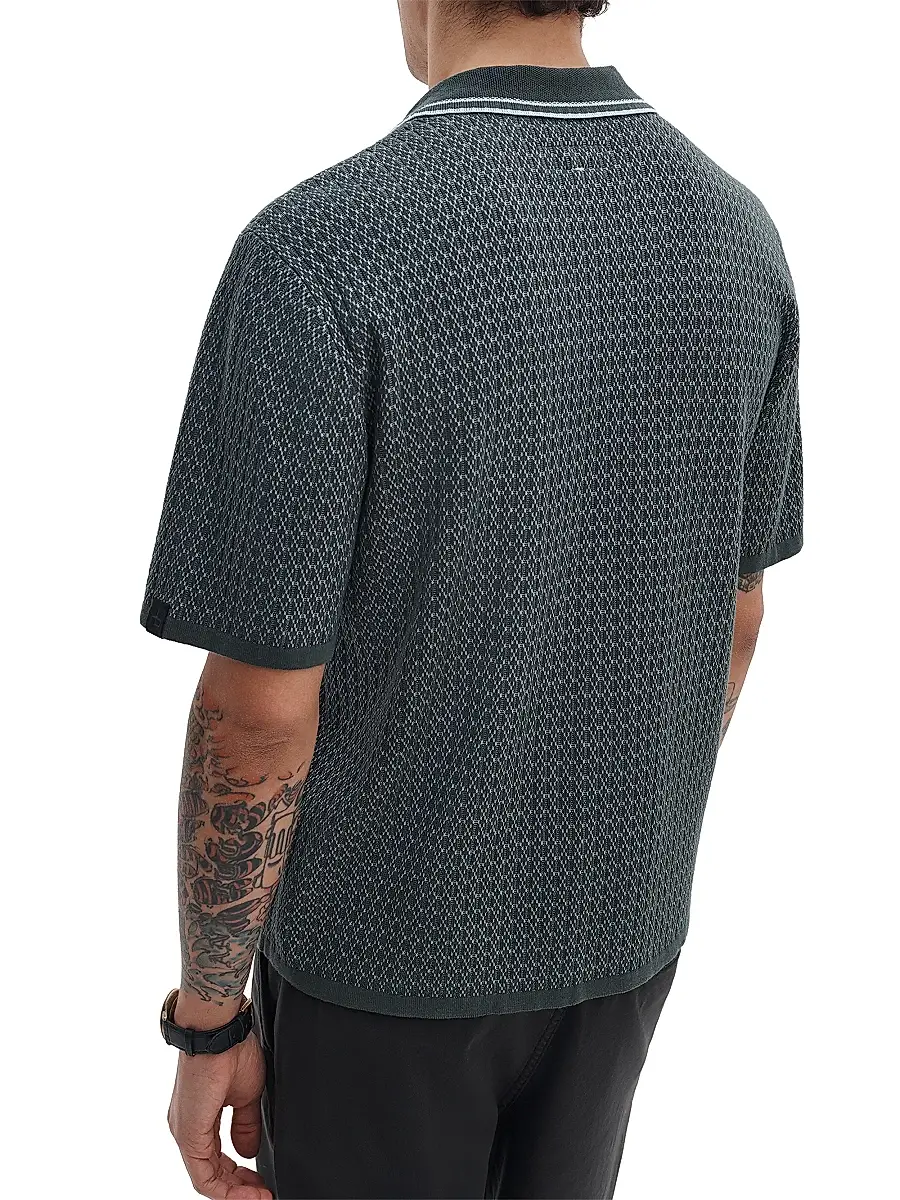 rag & bone Men's Harvey Geometric Cotton-Blend Camp Shirt | Thumbnail 3 rag & bone Men's Harvey Geometric Cotton-Blend Camp Shirt | Thumbnail 3