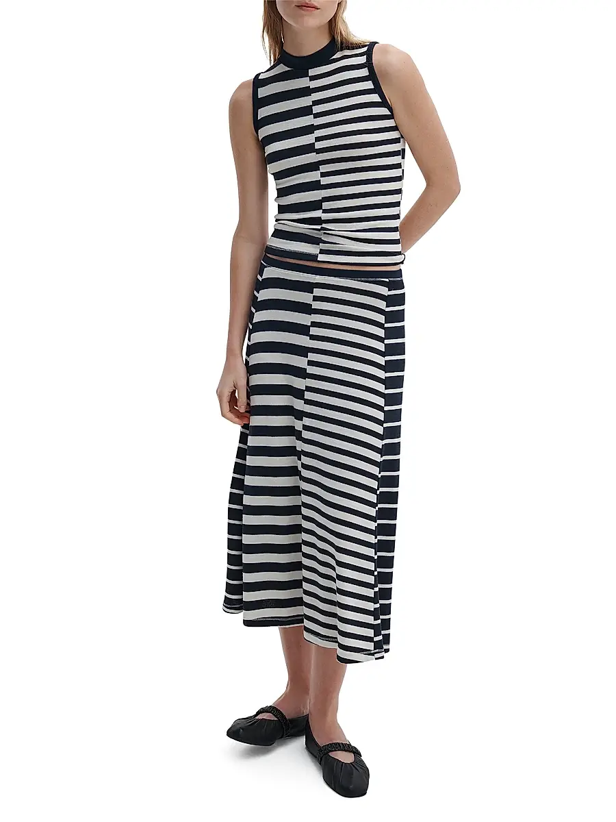 rag & bone Women's The Knit Mixed Stripe Tank | Thumbnail 2