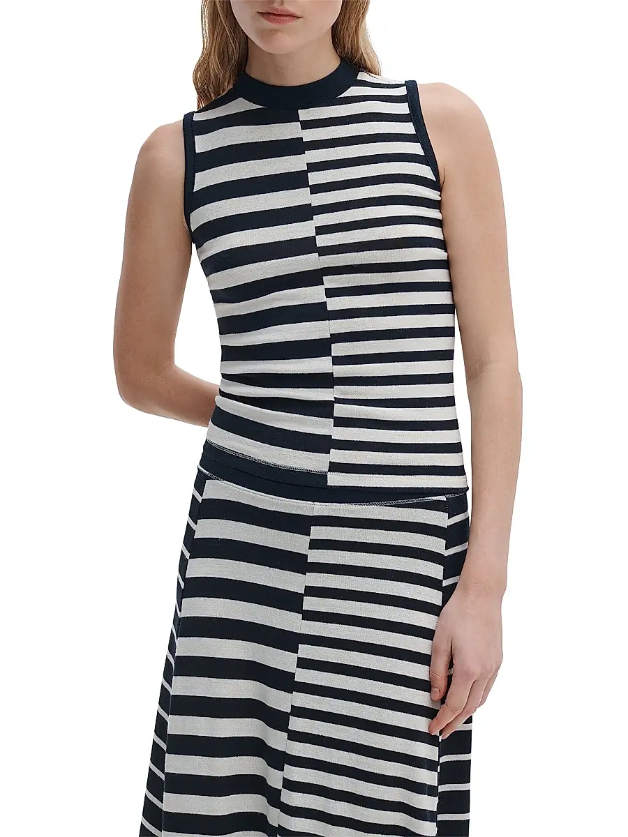 rag & bone Women's The Knit Mixed Stripe Tank | Thumbnail 3