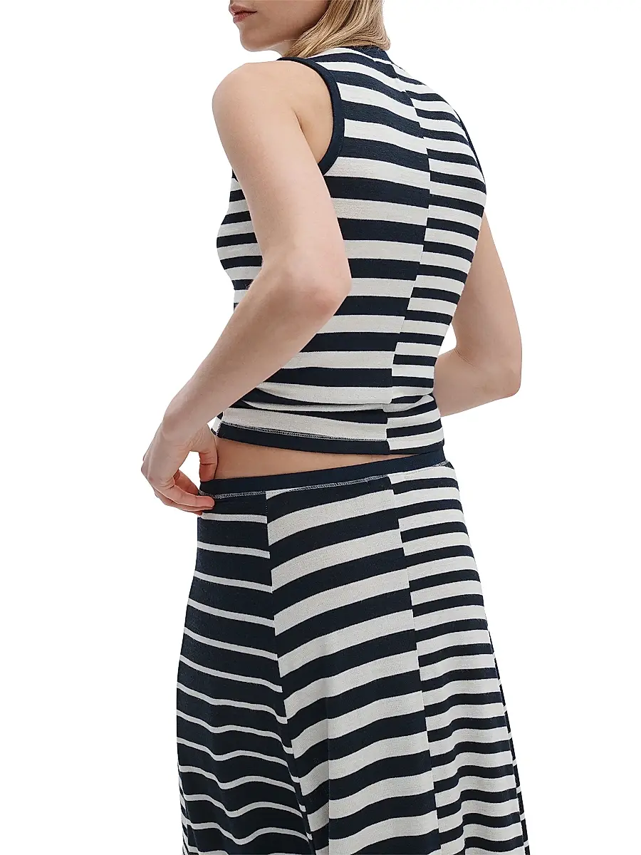 rag & bone Women's The Knit Mixed Stripe Tank | Thumbnail 4