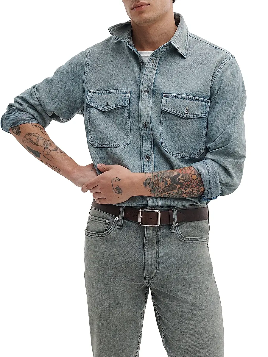 rag & bone Men's Fit 2 Authentic Stretch Slim-Straight Jeans | Thumbnail 6