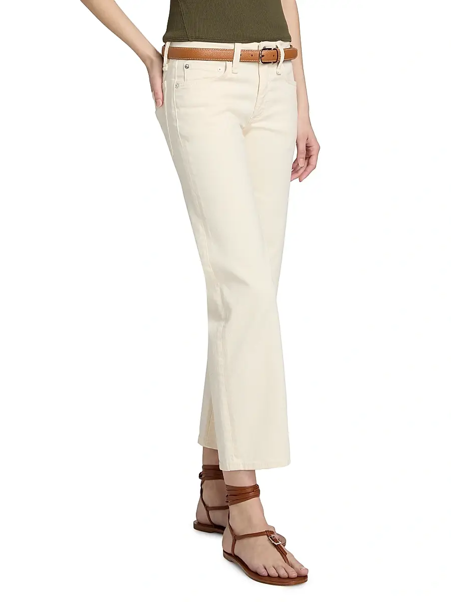 rag & bone Women's Harlow Low-Rise Ankle Straight Jeans | Thumbnail 4