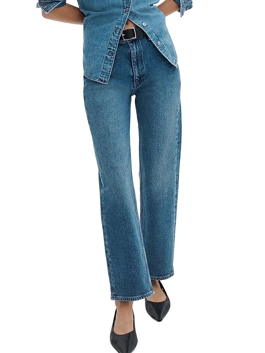 rag & bone Women's Harlow Ankle Straight-Leg Jeans | Thumbnail 3 rag & bone Women's Harlow Ankle Straight-Leg Jeans | Thumbnail 3