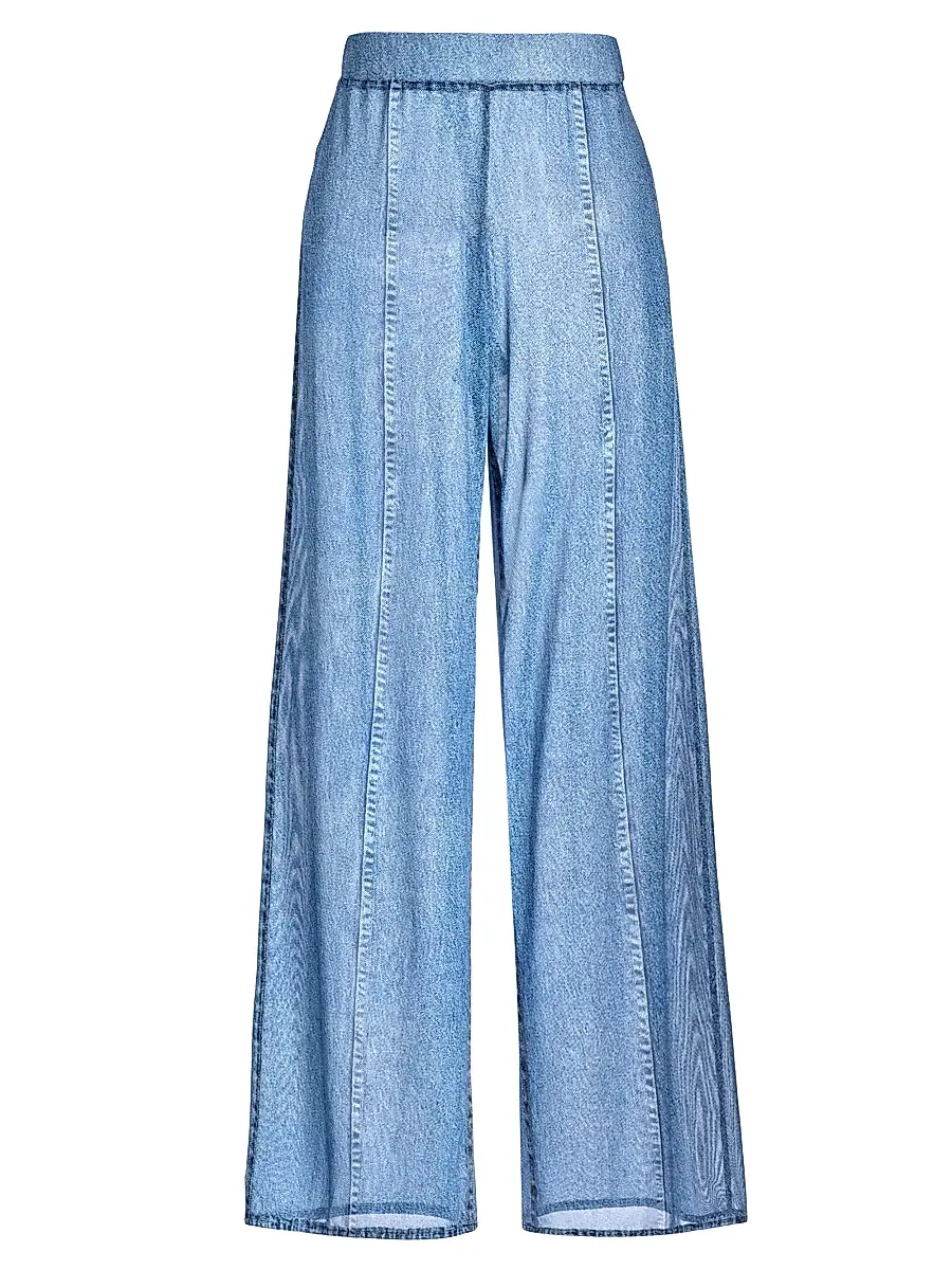 rag & bone Women's rb Miramar Mesh Wide Leg Pant