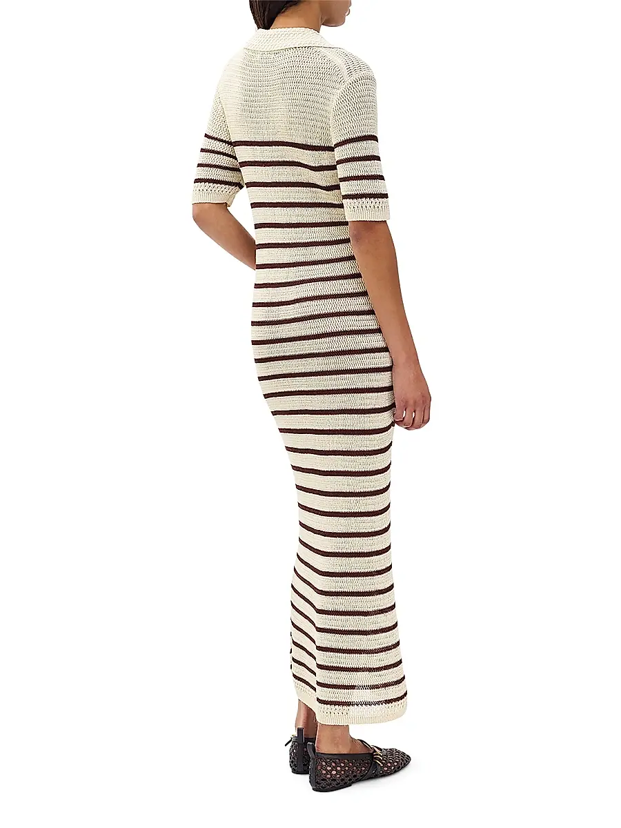 rag & bone Women's Costi Striped Cotton-Blend Knit Maxi Dress | Thumbnail 4 rag & bone Women's Costi Striped Cotton-Blend Knit Maxi Dress | Thumbnail 4