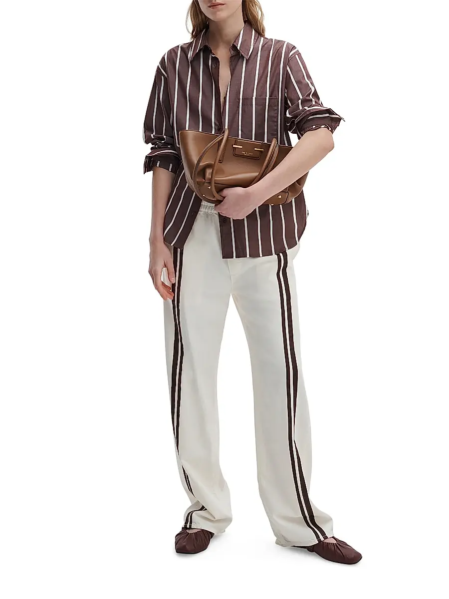 rag & bone Women's Connie Striped Button-Front Shirt | Thumbnail 2