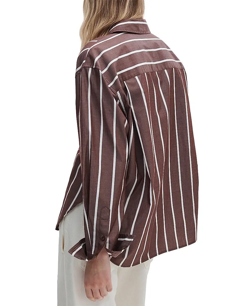 rag & bone Women's Connie Striped Button-Front Shirt | Thumbnail 4