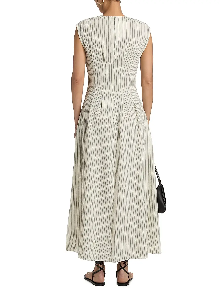 rag & bone Women's Ines Striped A-Line Maxi Dress | Thumbnail 5 rag & bone Women's Ines Striped A-Line Maxi Dress | Thumbnail 5