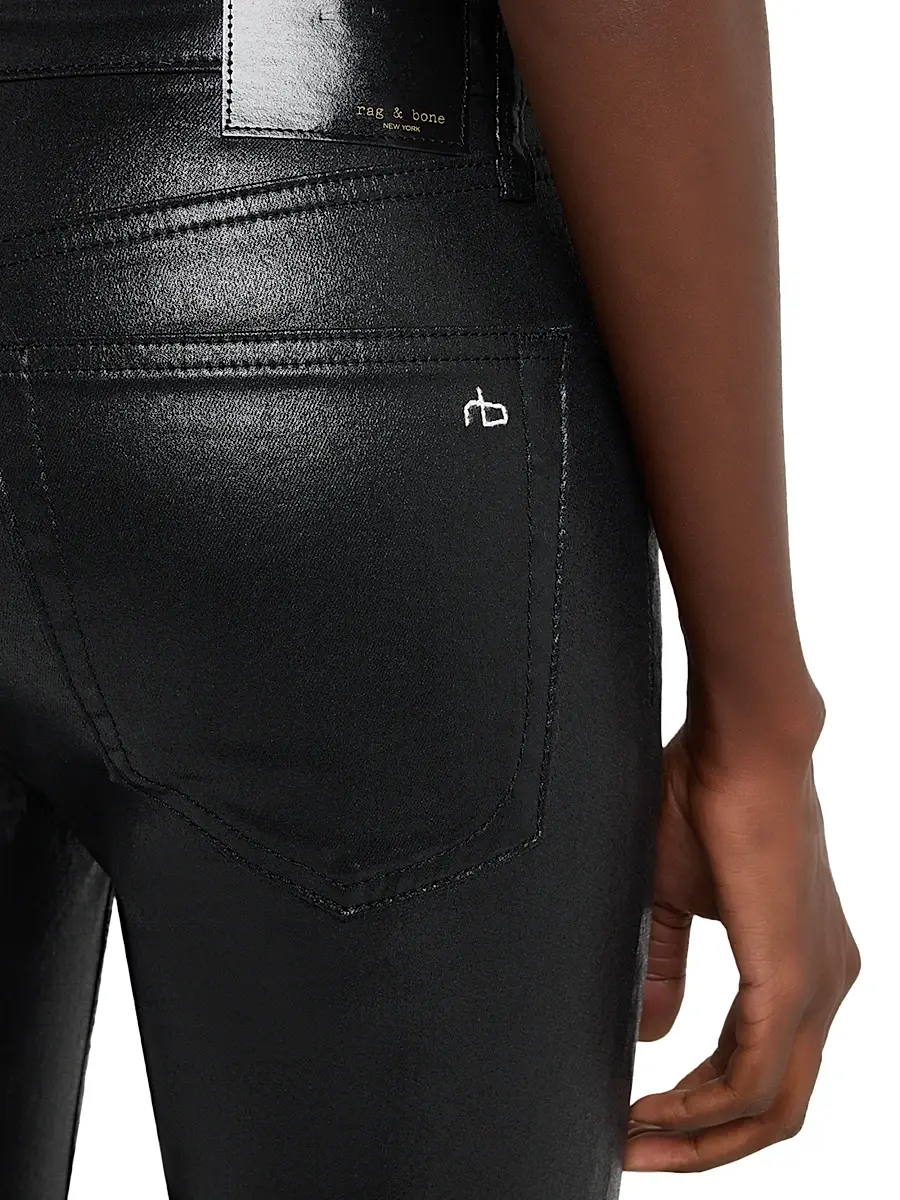 rag & bone Women's Flexi Dahlia Mid-Rise Coated Jeans | Thumbnail 5 rag & bone Women's Flexi Dahlia Mid-Rise Coated Jeans | Thumbnail 5