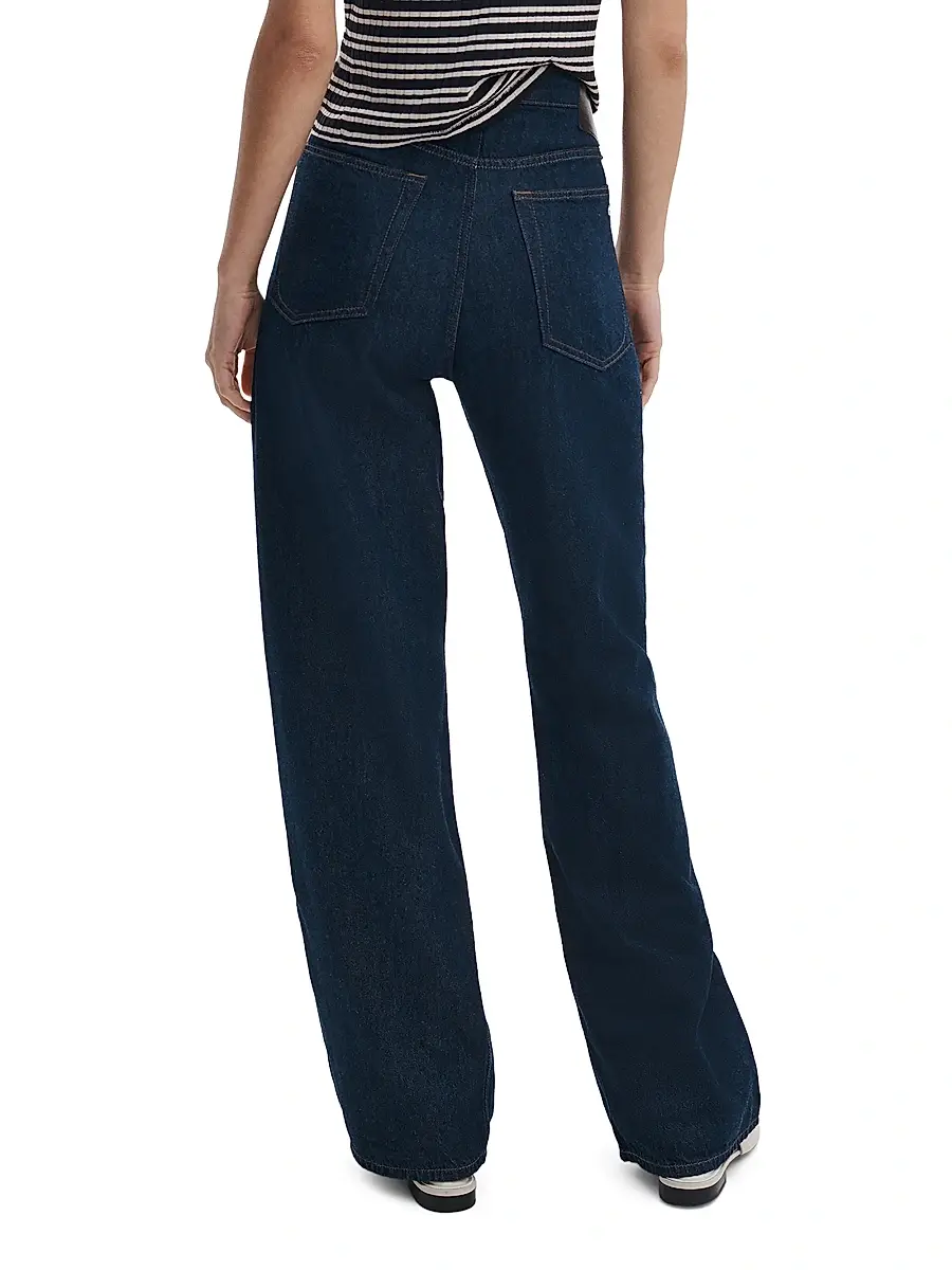 rag & bone Women's Logan Featherweight Wide-Leg Jeans | Thumbnail 4 rag & bone Women's Logan Featherweight Wide-Leg Jeans | Thumbnail 4