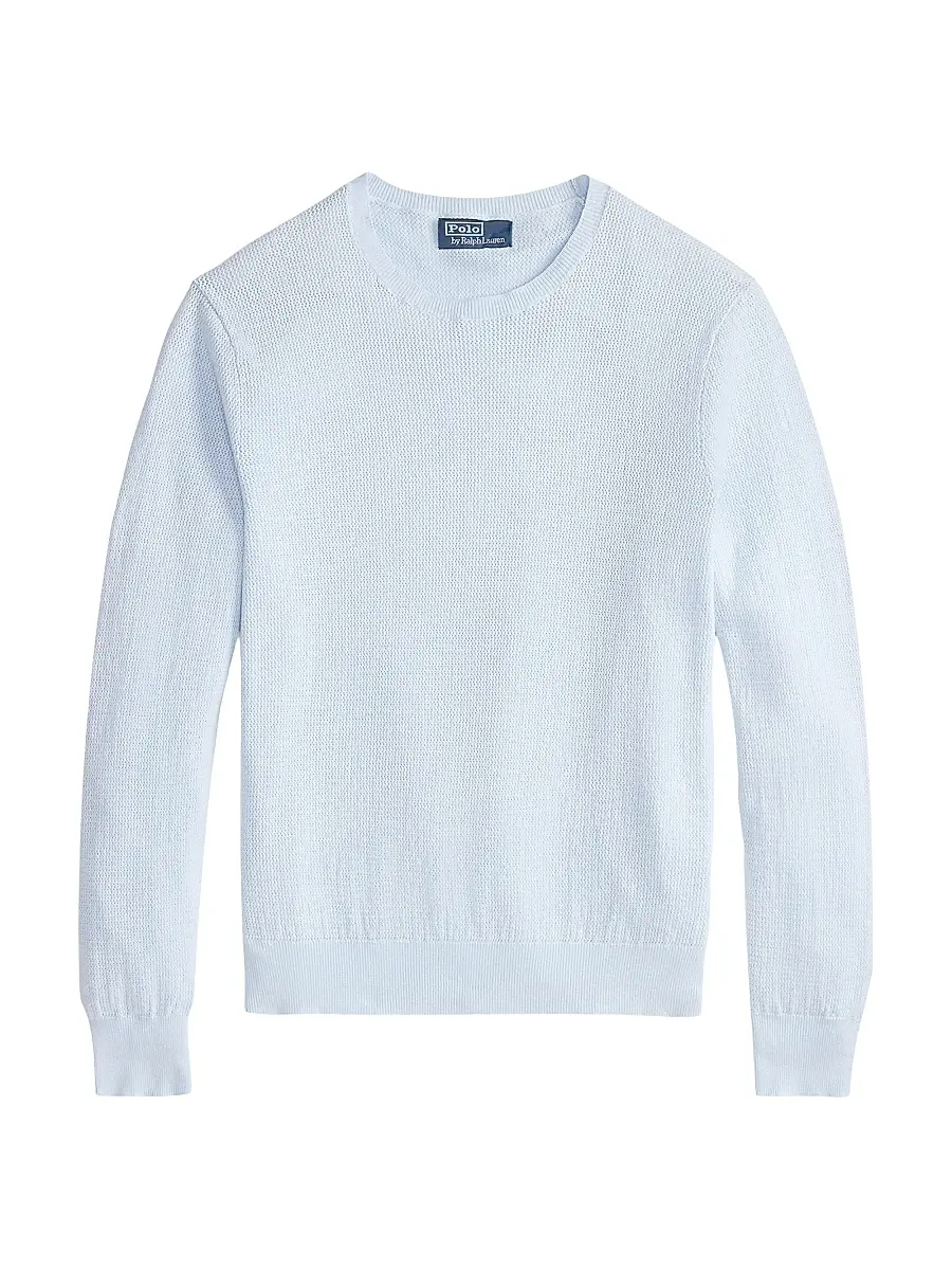 Polo Ralph Lauren Men's Better Linen Open-Knit Sweater