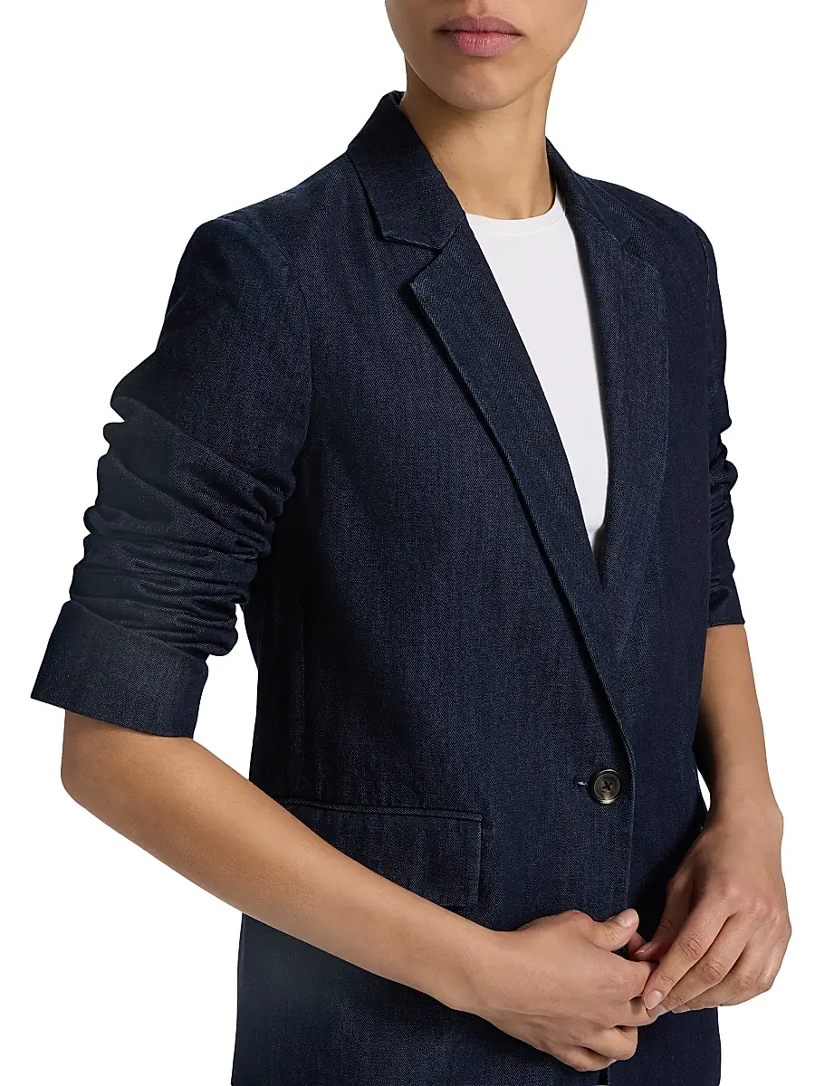 rag & bone Women's Jennie Denim Blazer | Thumbnail 6