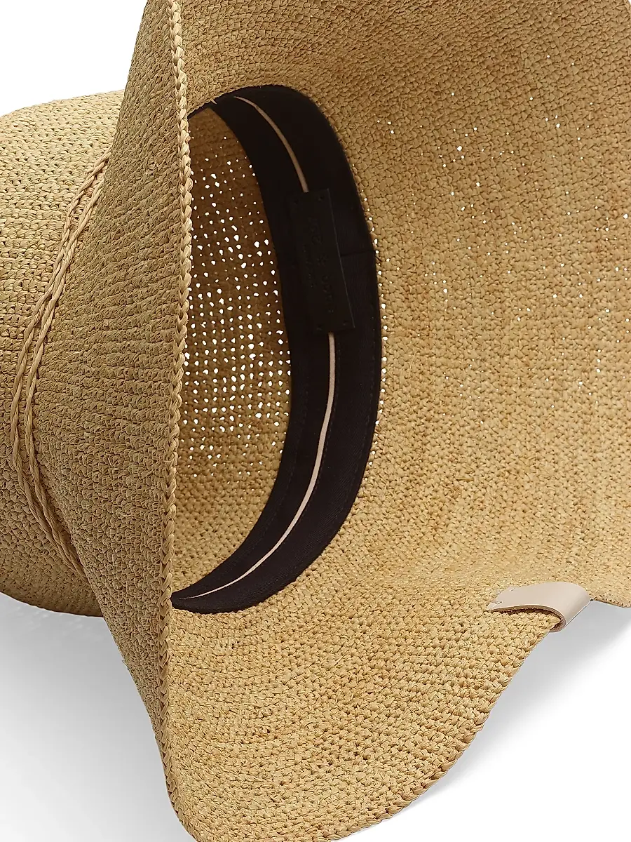 rag & bone Women's Crocheted Raffia Bucket Hat | Thumbnail 2 rag & bone Women's Crocheted Raffia Bucket Hat | Thumbnail 2