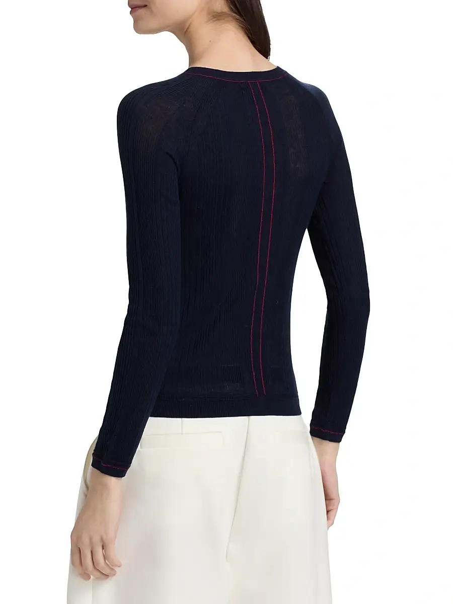 rag & bone Women's Teresa Textured Rib-Knit Slim-Fit Sweater | Thumbnail 5 rag & bone Women's Teresa Textured Rib-Knit Slim-Fit Sweater | Thumbnail 5