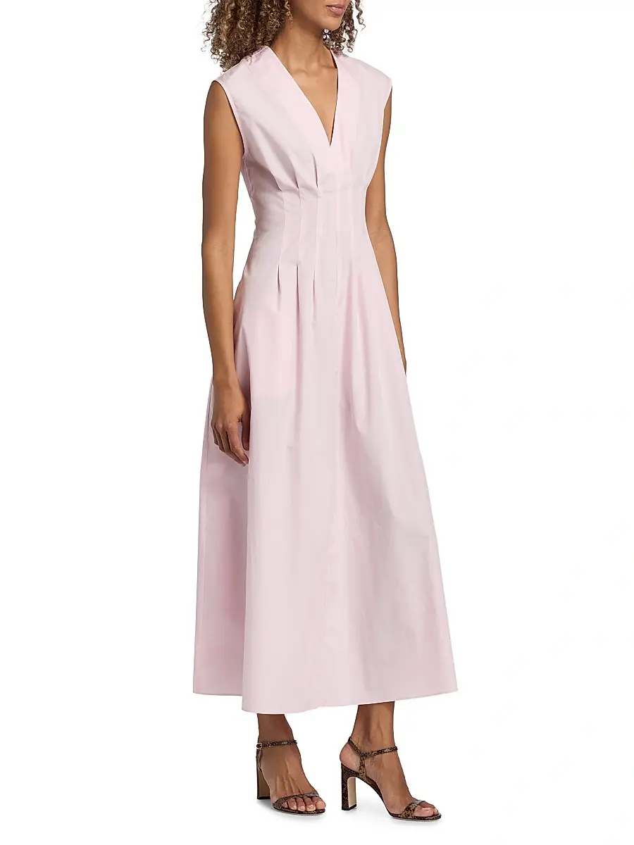 rag & bone Women's Ines Cotton Poplin A-Line Maxi Dress | Thumbnail 4 rag & bone Women's Ines Cotton Poplin A-Line Maxi Dress | Thumbnail 4