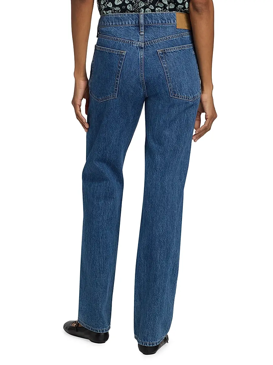 rag & bone Women's Harlow Low-Rise Full Straight-Fit Jeans | Thumbnail 5 rag & bone Women's Harlow Low-Rise Full Straight-Fit Jeans | Thumbnail 5