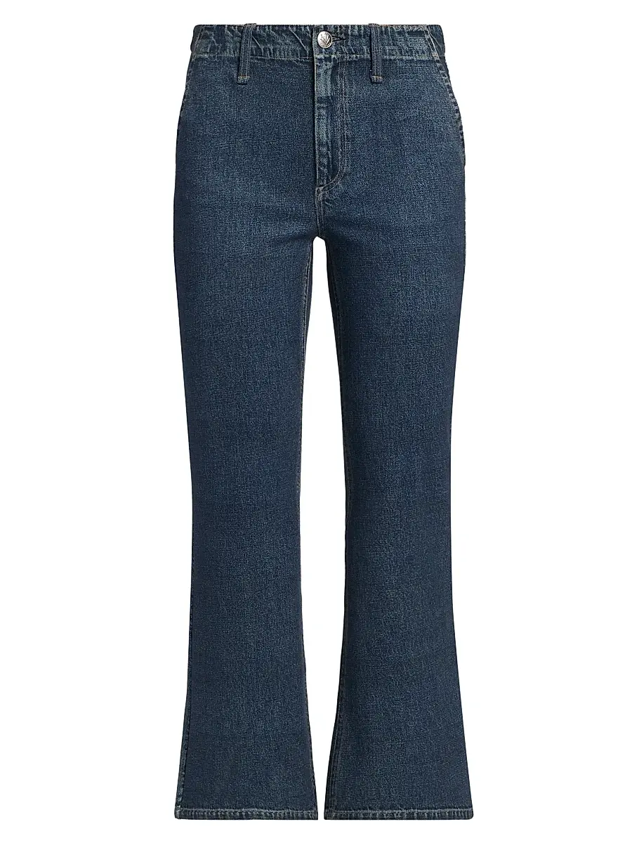 rag & bone Women's rb Miramar Ponte Kick-Flare Jeans