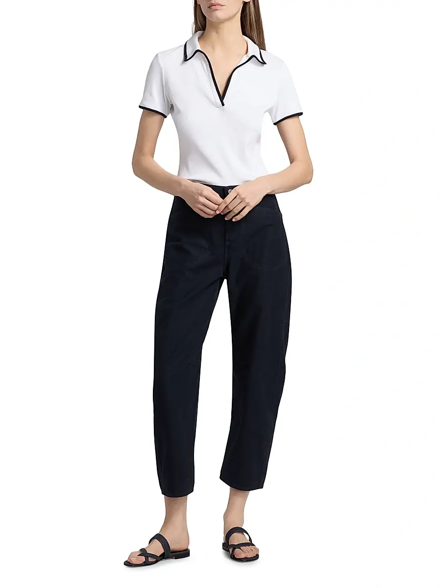 rag & bone Women's Stevie Utility Tapered Cotton Pants | Thumbnail 2