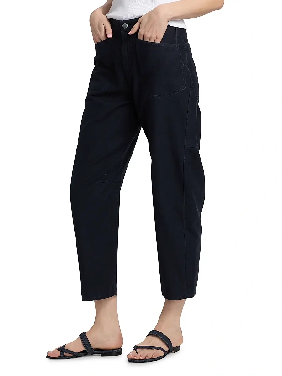 rag & bone Women's Stevie Utility Tapered Cotton Pants | Thumbnail 4