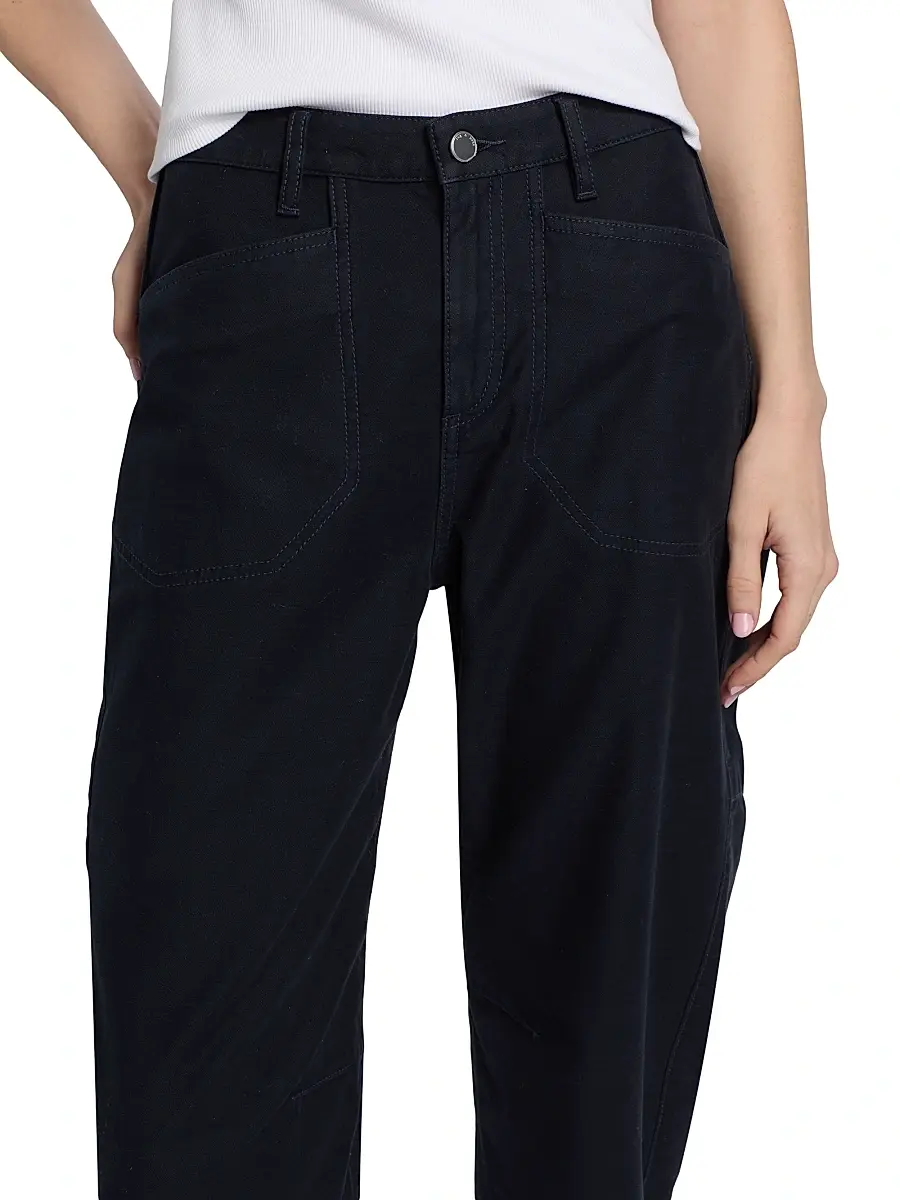 rag & bone Women's Stevie Utility Tapered Cotton Pants | Thumbnail 6