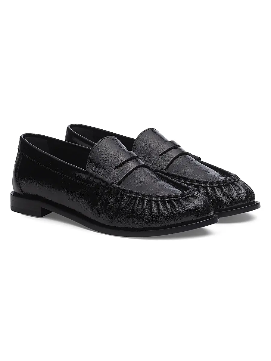 rag & bone Women's Lexi Leather Penny Loafers | Thumbnail 2 rag & bone Women's Lexi Leather Penny Loafers | Thumbnail 2