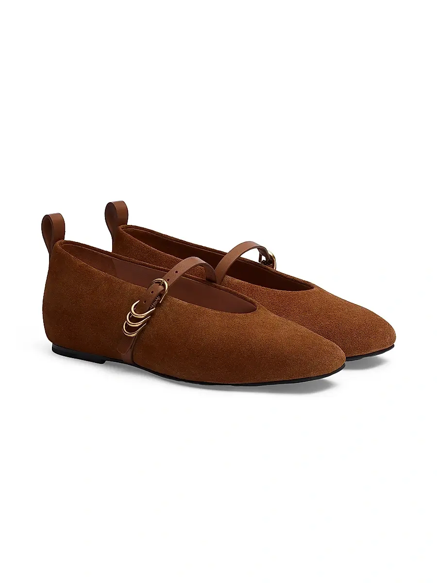rag & bone Women's Spire Suede Mary Jane Flats | Thumbnail 2 rag & bone Women's Spire Suede Mary Jane Flats | Thumbnail 2