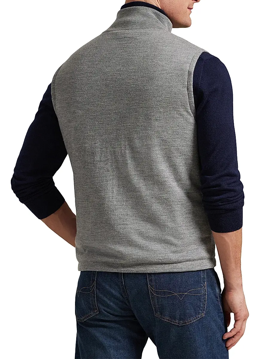 Polo Ralph Lauren Men's Reversible Knit-to-Ripstop Vest | Thumbnail 4