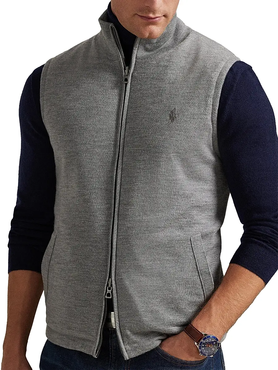 Polo Ralph Lauren Men's Reversible Knit-to-Ripstop Vest | Thumbnail 5
