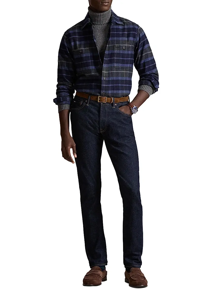 Polo Ralph Lauren Men's Super Ranch Plaid Cotton Flannel Shirt | Thumbnail 2 Polo Ralph Lauren Men's Super Ranch Plaid Cotton Flannel Shirt | Thumbnail 2