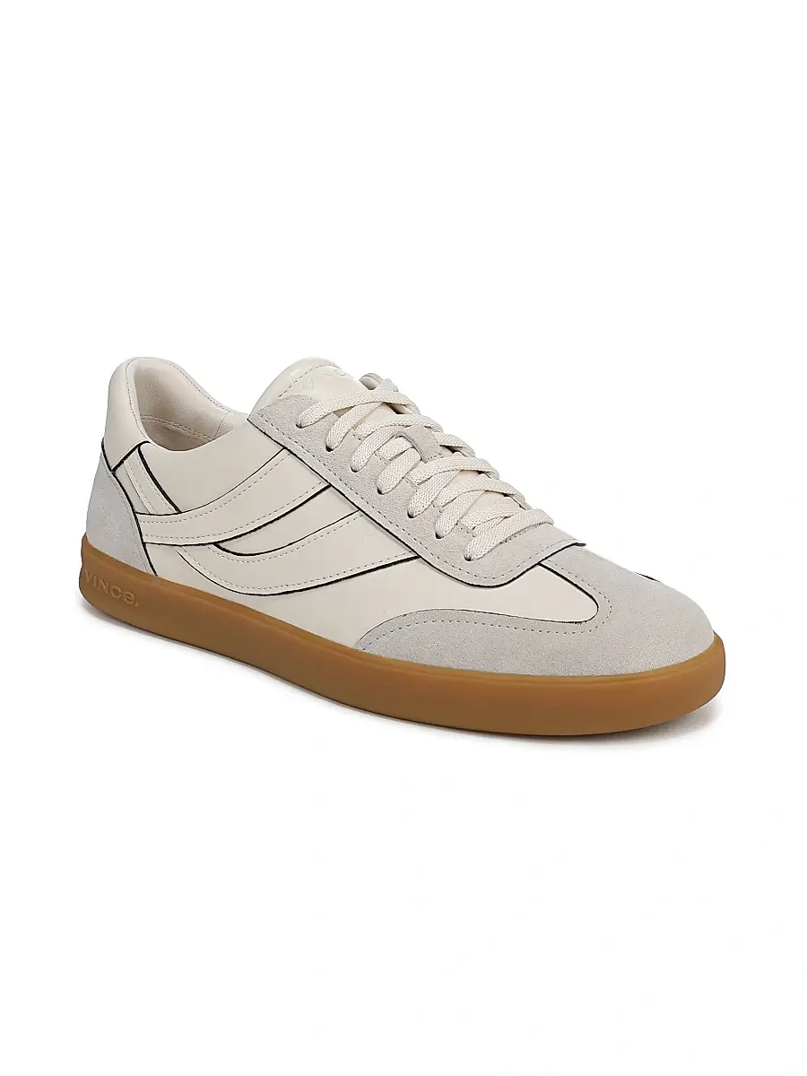 Vince Men's Oasis Edge-Paint Low-Top Sneakers | Thumbnail 2 Vince Men's Oasis Edge-Paint Low-Top Sneakers | Thumbnail 2