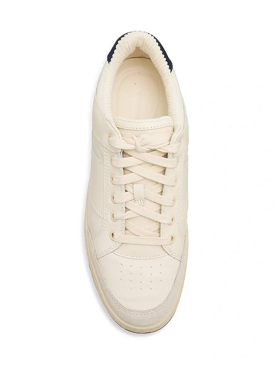 Vince Men's Wilder Court Leather Low-Top Sneakers | Thumbnail 3 Vince Men's Wilder Court Leather Low-Top Sneakers | Thumbnail 3