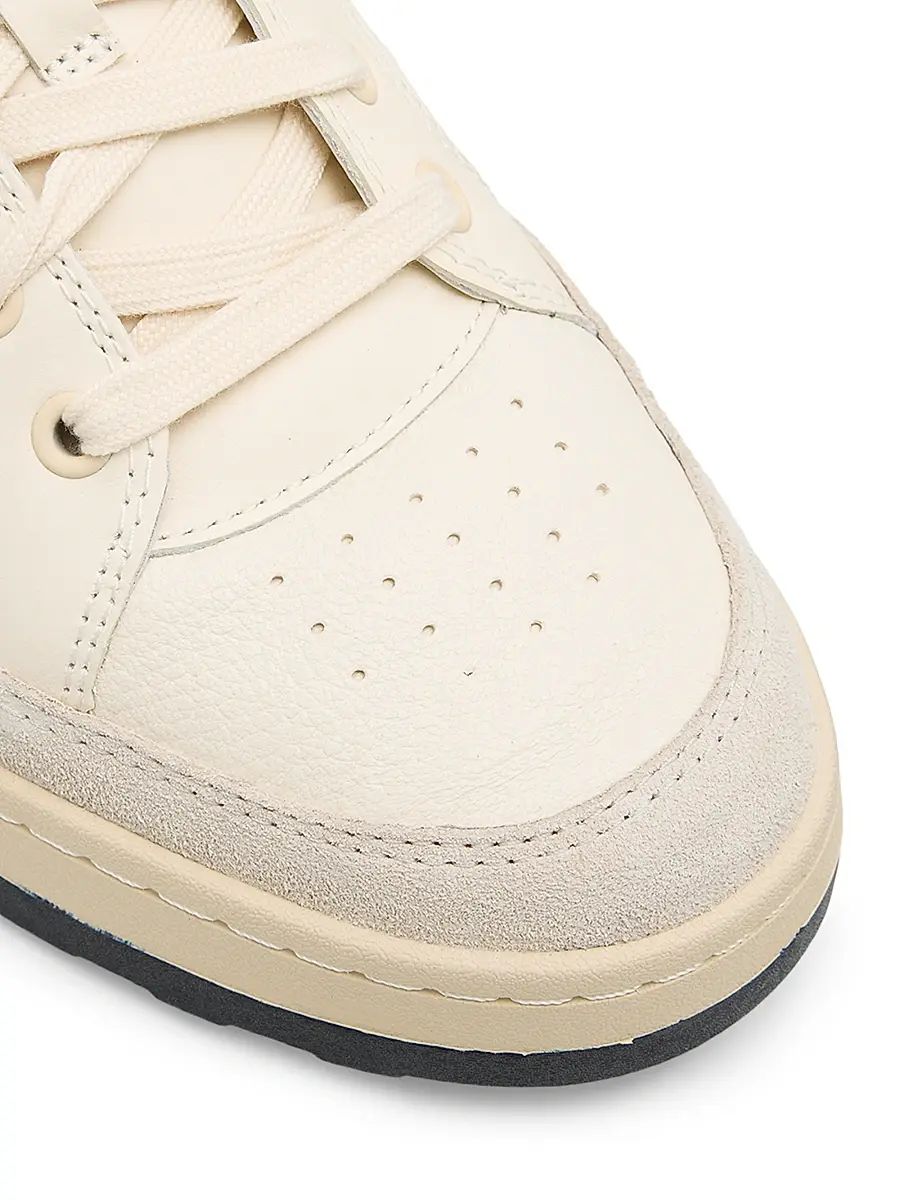 Vince Men's Wilder Court Leather Low-Top Sneakers | Thumbnail 4 Vince Men's Wilder Court Leather Low-Top Sneakers | Thumbnail 4